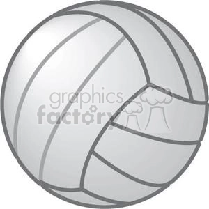 white volleyball