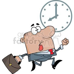 3252-African-American-Businessman-Being-Late