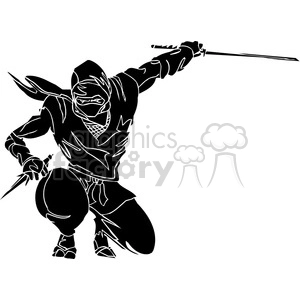 ninja clipart 048