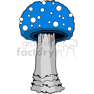Mushroom 03 blue