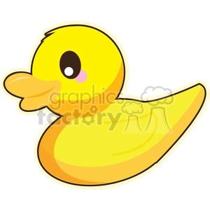 cartoon Duck illustration clip art image