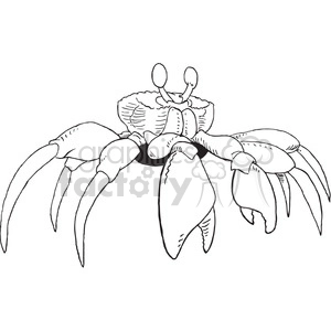 crab illustration vector vector RF clip art images