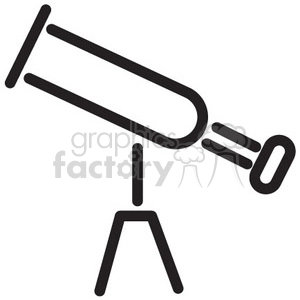 telescope vector icon