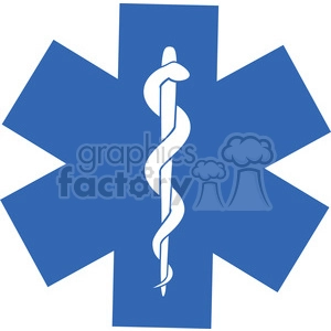 Blue medical Symbol