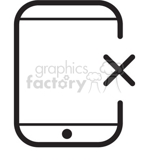 remove from device vector icon