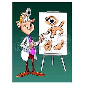 doug the cartoon doctor teaching anatomy