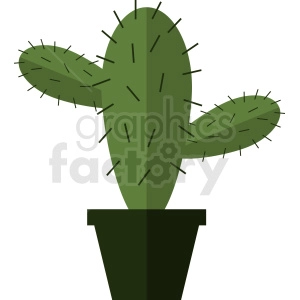 cactus flat icon vector art
