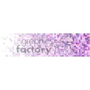 vector purple small pixels half banner white background