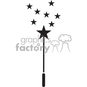 magic wand with stars svg cut files