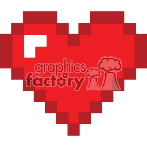 8bit heart svg cut files vector valentines die cuts clip art