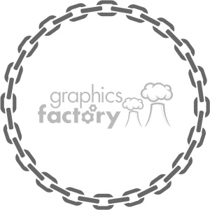 circle chain frame vector