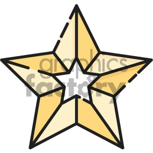 christmas star vector icon