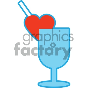 love drink valentines vector icon