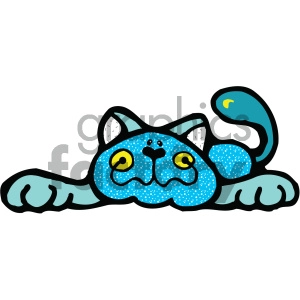 cartoon clipart cat 005 c