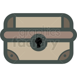 treasure chest vector icon
