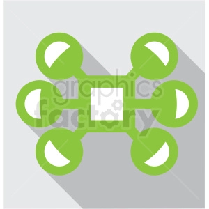 connecting with square background icon clip art