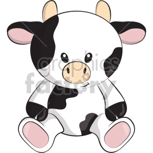 Teddy cow clipart
