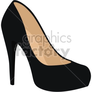 womans black pumps heel
