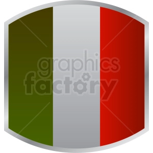 italian flag badge design