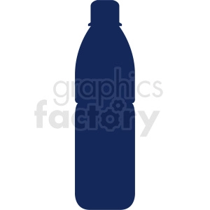 soda bottle silhouette no background