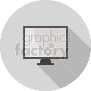 computer monitor vector graphic clipart
