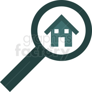 home searching vector icon