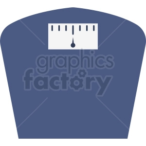 blue human scale vector clipart