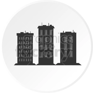 vector skyscraper icon design