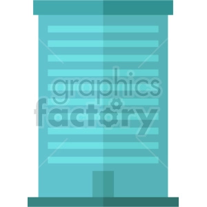 city office building vector clipart icon