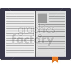 isometric journal vector icon clipart 9