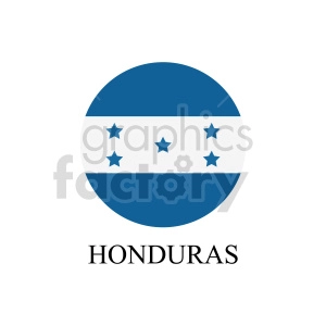 hounduras flag vector graphic