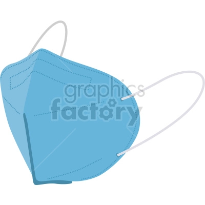 n95 surgical face mask vector clipart