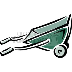 green wheelbarrow