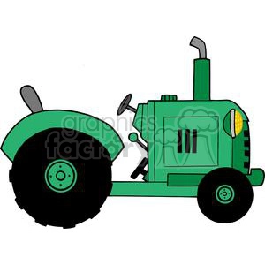 Vintage Green Farm Tractor