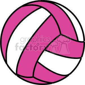 volleyball pink and white