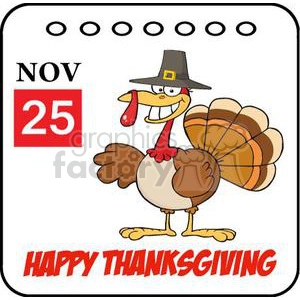 Happy Thanksgiving Holiday turkey