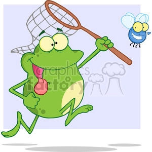 cartoon-frog-chasing-a-fly