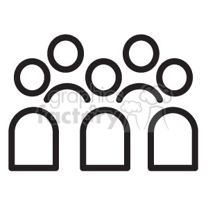 group of people vector icon