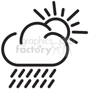 weather rain vector icon