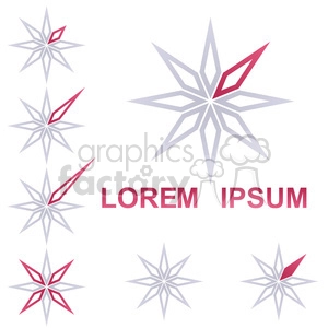 logo template star 011