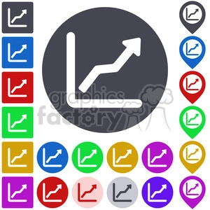 ascending chart icon pack