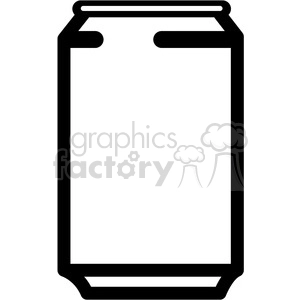 soda can icon with no label and no tab