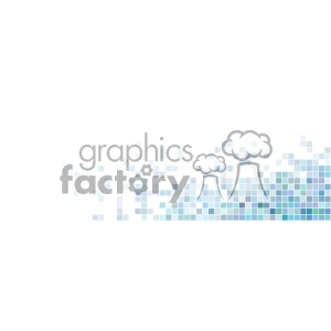 vector blue faded polygon background for header