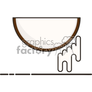 Coconut flat vector icon design