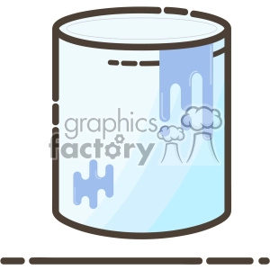 Paint bucket flat vector icon design