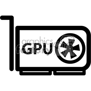 video graphics card gpu icon