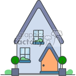 House vector clip art images