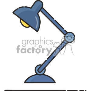 Desk Lamp clip art vector images