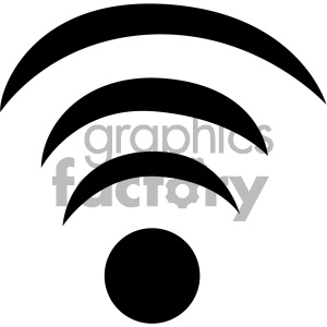 wifi wireless signal vector flat icon