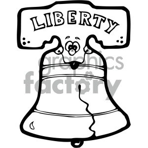 vector art patriotic liberty bill cartoon